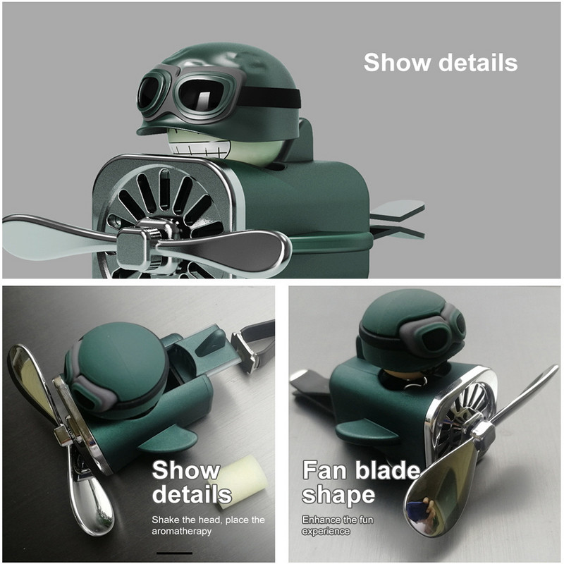 Osvježivač zraka za automobil Pilot Slatki automatski otvor za ventilaciju Otvor za aromaterapiju Dodaci za interijer Propeler Osvježivači zraka Difuzor parfema