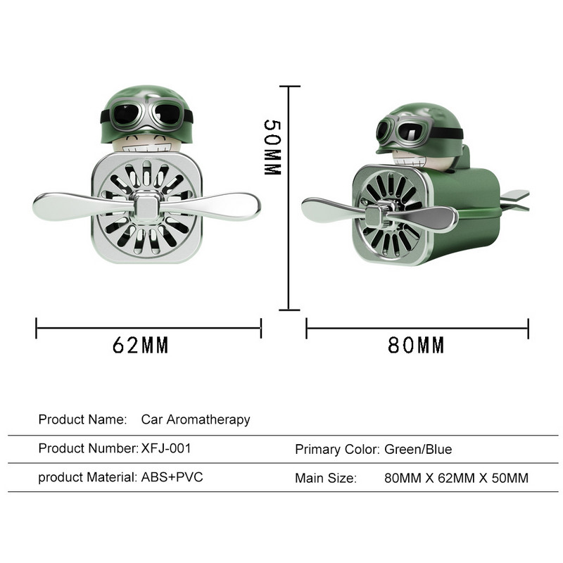 Osvježivač zraka za automobil Pilot Slatki automatski otvor za ventilaciju Otvor za aromaterapiju Dodaci za interijer Propeler Osvježivači zraka Difuzor parfema