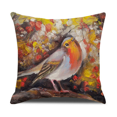 Akvarel ptica Jastučnica Jastučnica Uredski uredski kauč Jastučnica Ukrasna jastučnica