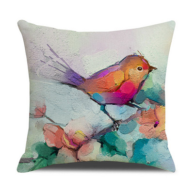 Akvarel ptica Jastučnica Jastučnica Uredski uredski kauč Jastučnica Ukrasna jastučnica