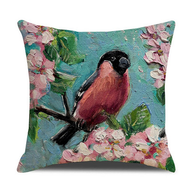Akvarel ptica Jastučnica Jastučnica Uredski uredski kauč Jastučnica Ukrasna jastučnica