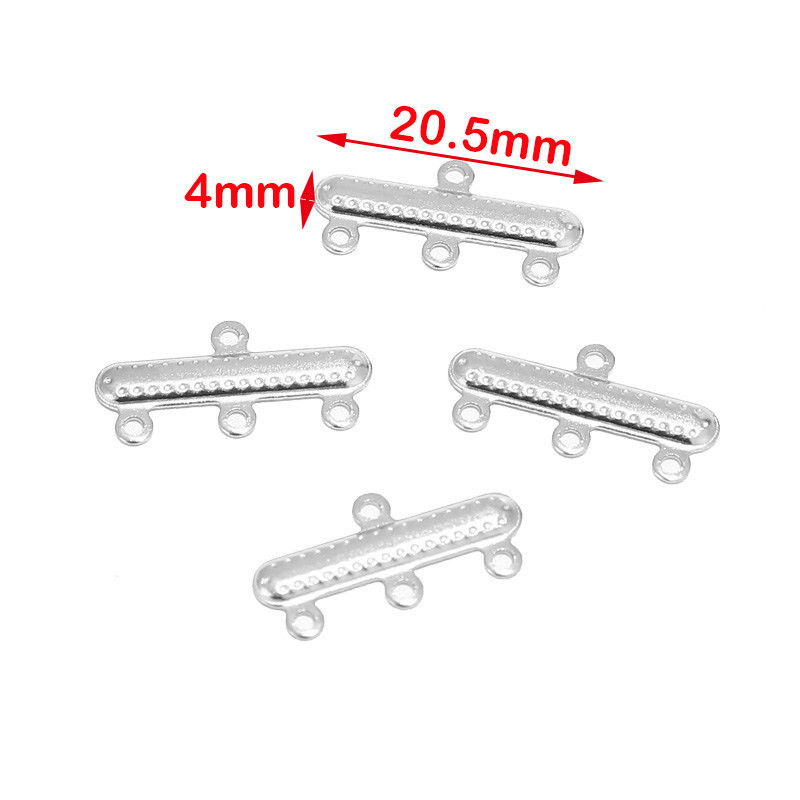 20 komada petlji za naušnice od nehrđajućeg čelika, konektori, privjesak, privjesak za DIY izradu nakita