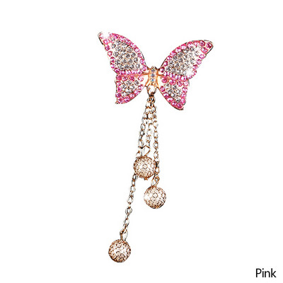 Rhinestone Butterfly autós parfüm gyémánt színes pillangó autós légfrissítő parfüm klip autó dekorációs kiegészítők belső tér