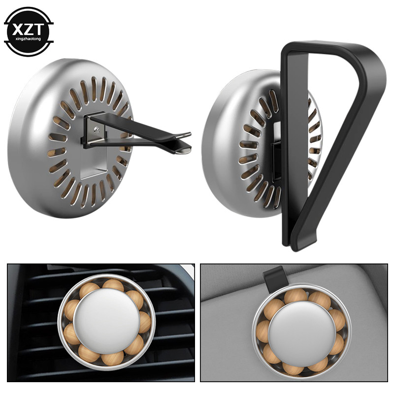 Car Air Outlet parfüm autós napellenző tömör aromaterápiás autó fagyöngyök illat légfrissítő dekoráció