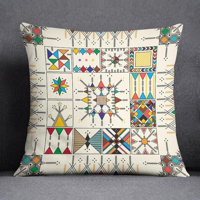 Geometric Collection dekoratív párnahuzat Otthoni iroda dekoratív párna hálószoba kanapé autó párnahuzat párnahuzat