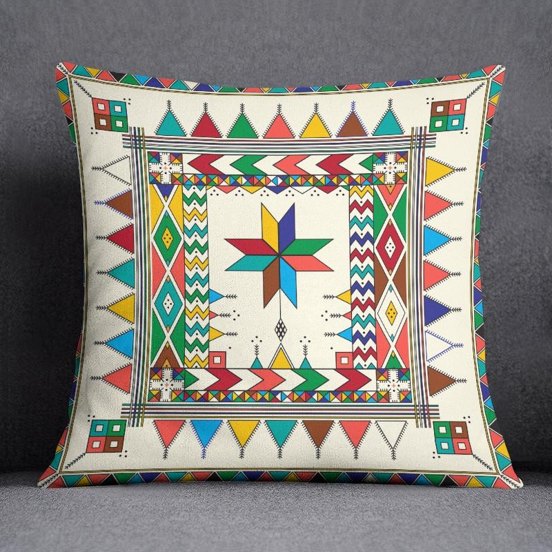 Geometric Collection dekoratív párnahuzat Otthoni iroda dekoratív párna hálószoba kanapé autó párnahuzat párnahuzat