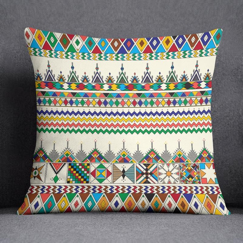 Geometric Collection dekoratív párnahuzat Otthoni iroda dekoratív párna hálószoba kanapé autó párnahuzat párnahuzat