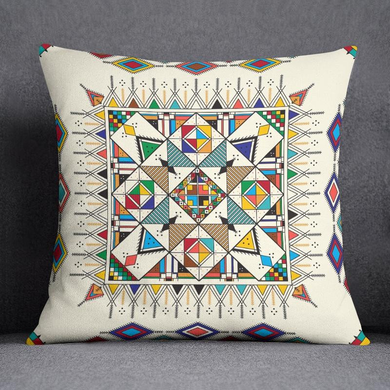 Geometric Collection dekoratív párnahuzat Otthoni iroda dekoratív párna hálószoba kanapé autó párnahuzat párnahuzat