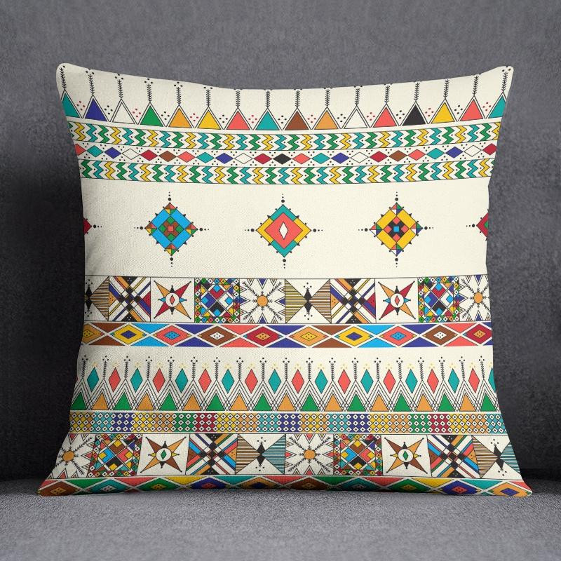Geometric Collection dekoratív párnahuzat Otthoni iroda dekoratív párna hálószoba kanapé autó párnahuzat párnahuzat