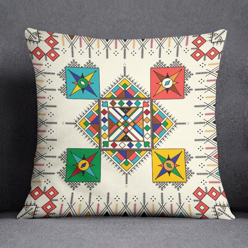 Geometric Collection dekoratív párnahuzat Otthoni iroda dekoratív párna hálószoba kanapé autó párnahuzat párnahuzat