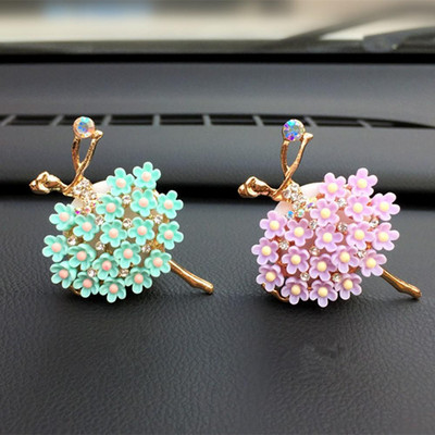 Diamond Ballet Girl Car Air Vent Άρωμα Στερεό άρωμα Car Aroma Diffuser Auto Outlet Αποσμητικό αέρα Car-Styling