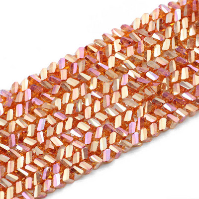 8 mm 90 komada Tetraedarski trokut Austrijski kristalni privjesci Staklene labave perle za nakit Ogrlice Narukvice Izrada DIY dodataka