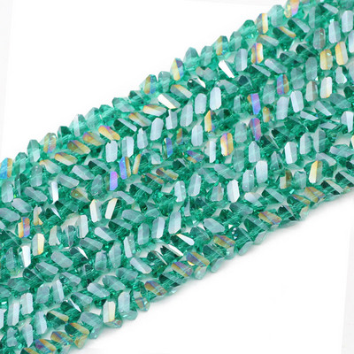 8 mm 90 komada Tetraedarski trokut Austrijski kristalni privjesci Staklene labave perle za nakit Ogrlice Narukvice Izrada DIY dodataka