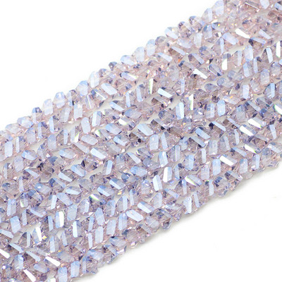 8 mm 90 komada Tetraedarski trokut Austrijski kristalni privjesci Staklene labave perle za nakit Ogrlice Narukvice Izrada DIY dodataka