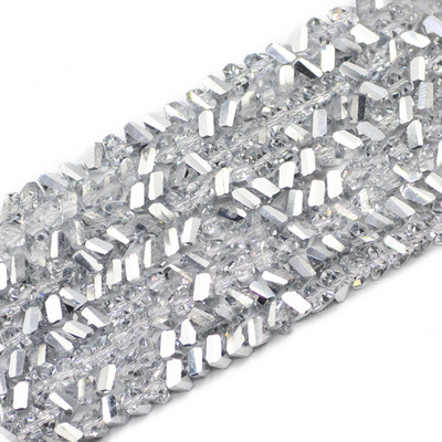 8 mm 90 komada Tetraedarski trokut Austrijski kristalni privjesci Staklene labave perle za nakit Ogrlice Narukvice Izrada DIY dodataka