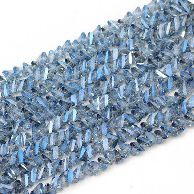 8 mm 90 komada Tetraedarski trokut Austrijski kristalni privjesci Staklene labave perle za nakit Ogrlice Narukvice Izrada DIY dodataka