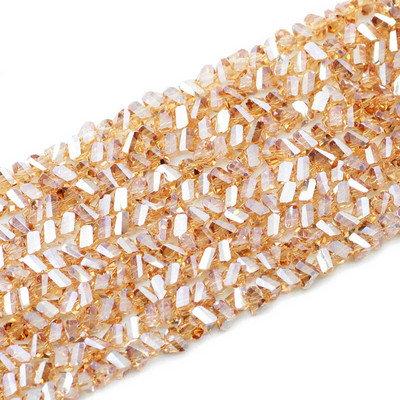 8 mm 90 komada Tetraedarski trokut Austrijski kristalni privjesci Staklene labave perle za nakit Ogrlice Narukvice Izrada DIY dodataka