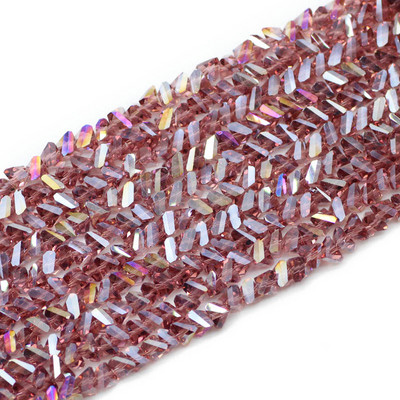 8 mm 90 komada Tetraedarski trokut Austrijski kristalni privjesci Staklene labave perle za nakit Ogrlice Narukvice Izrada DIY dodataka