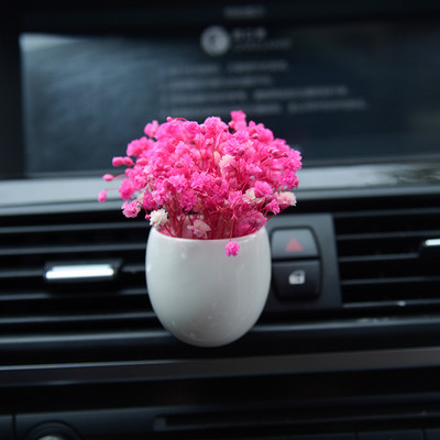 Väike kimp kuivatatud igavesed lilled auto sisemuse õhu väljalaskeava lõhnaklamber auto kaunistus kaunistused