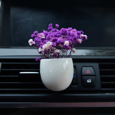 Väike kimp kuivatatud igavesed lilled auto sisemuse õhu väljalaskeava lõhnaklamber auto kaunistus kaunistused
