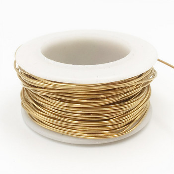 Καλλιτεχνικό σύρμα 20 Guage από ανοξείδωτο ατσάλι χρυσό σύρμα για την κατασκευή ανθεκτικό στα κοσμήματα Craft coil σύρμα