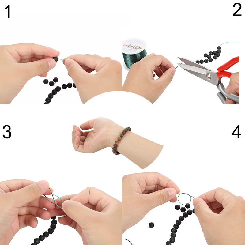 Veleprodajne perle od amazonita, šarm od prirodnog kamena, okrugle-labave perle-za izradu nakita DIY narukvice, ogrlica, nit 6 8 10 MM