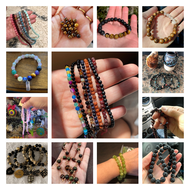 Veleprodajne perle od amazonita, šarm od prirodnog kamena, okrugle-labave perle-za izradu nakita DIY narukvice, ogrlica, nit 6 8 10 MM