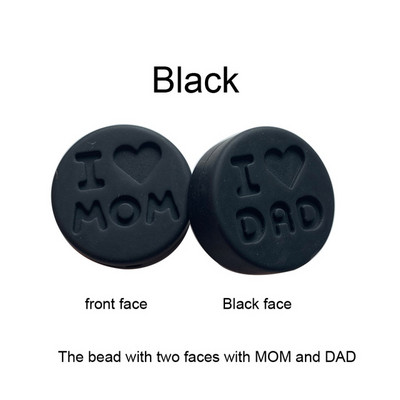 10 kom/Part silikonske perle 18 mm perle volim mamu/tatu DIY kopče za dudu varalica Nakit Ogrlica Dodaci za zube Silikonska grickalica za bebe