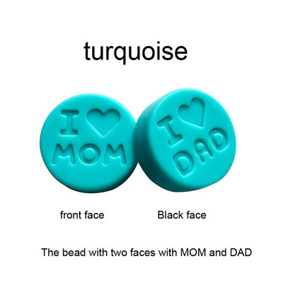 10 kom/Part silikonske perle 18 mm perle volim mamu/tatu DIY kopče za dudu varalica Nakit Ogrlica Dodaci za zube Silikonska grickalica za bebe