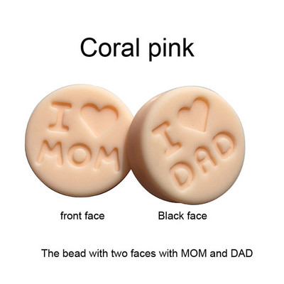 10 kom/Part silikonske perle 18 mm perle volim mamu/tatu DIY kopče za dudu varalica Nakit Ogrlica Dodaci za zube Silikonska grickalica za bebe