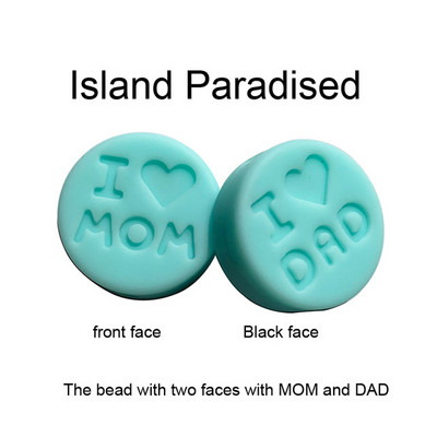 10 kom/Part silikonske perle 18 mm perle volim mamu/tatu DIY kopče za dudu varalica Nakit Ogrlica Dodaci za zube Silikonska grickalica za bebe