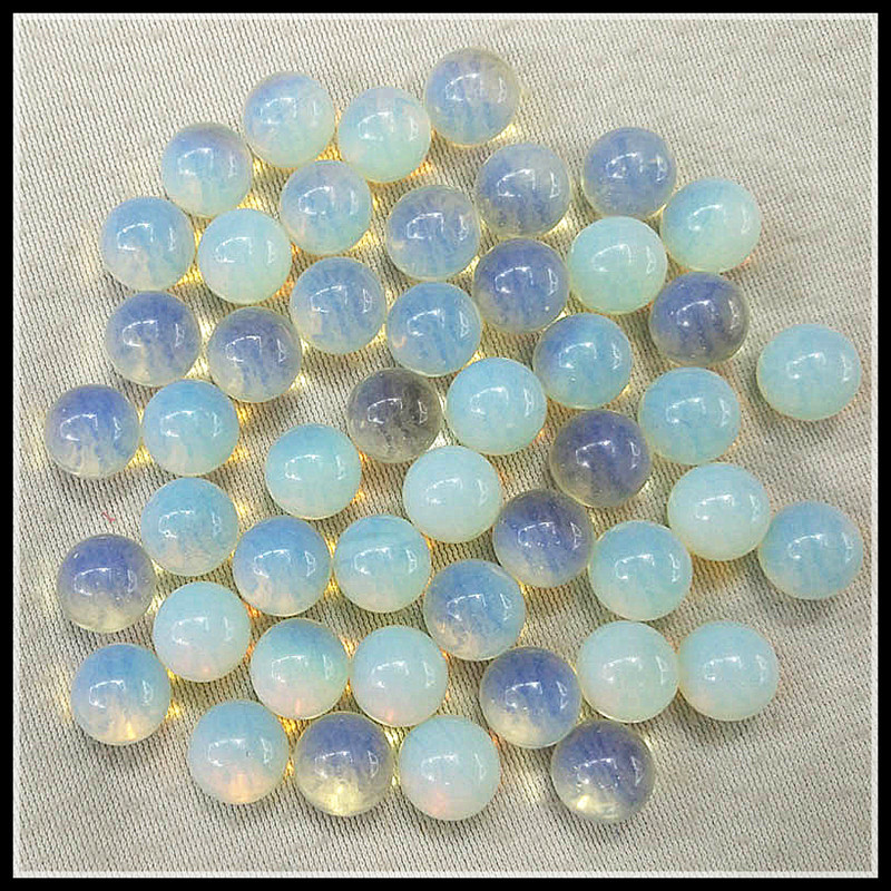 50 KOM Okrugla kugla od dragog kamenja BEZ RUPE 8 mm Za rukotvorine Izložbeni predmeti Kolekcije prirodnih perli Veleprodajna cijena Dodaci za nakit