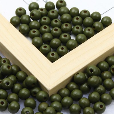 Mărgele din lemn natural, 20 de culori, bile din lemn, mărgele rotunde, distanțiere libere, pentru realizarea de bijuterii, accesorii pentru brățări, colier, 10/15 mm