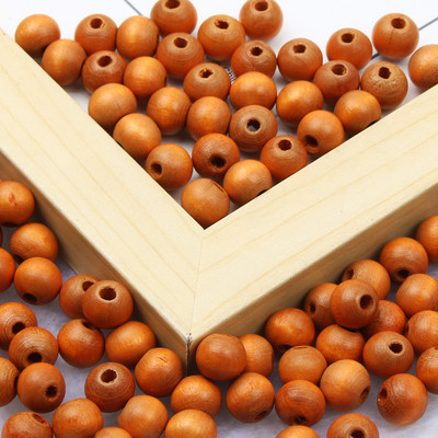 Mărgele din lemn natural, 20 de culori, bile din lemn, mărgele rotunde, distanțiere libere, pentru realizarea de bijuterii, accesorii pentru brățări, colier, 10/15 mm