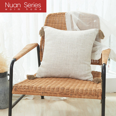 30X50/45X45cm Jastučnica od pamučnog lana obojena pređom s resicama Vruće karirane pruge Jastučnica za jastuk Cojines Decorativos Para Sofa