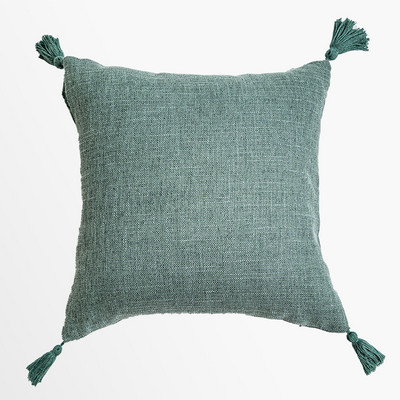 30X50/45X45cm Jastučnica od pamučnog lana obojena pređom s resicama Vruće karirane pruge Jastučnica za jastuk Cojines Decorativos Para Sofa