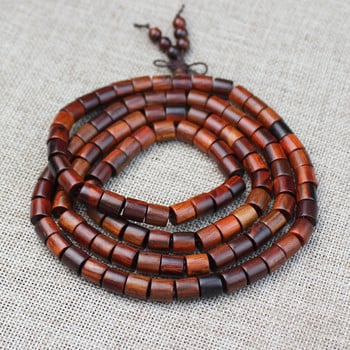 Φυσικό Ebony Chicken Wing Wood beads Shape Bucket Spacer Beads for Jewelry Making Diy Buddhist Bracelets Findings Charms 6/8mm