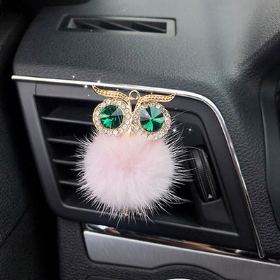 Aranyos Crystal autós légfrissítő parfüm kedves bagoly Auto Outlet Vent Solid Scent Illat autóstílus Belső kiegészítők