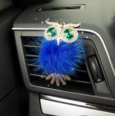 Aranyos Crystal autós légfrissítő parfüm kedves bagoly Auto Outlet Vent Solid Scent Illat autóstílus Belső kiegészítők