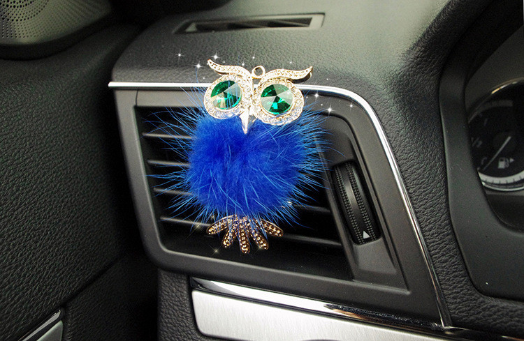 Aranyos Crystal autós légfrissítő parfüm kedves bagoly Auto Outlet Vent Solid Scent Illat autóstílus Belső kiegészítők