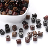 Bačvaste perle od prirodnog drva Odstojnik u obliku cilindra Drvene perle za izradu nakita DIY Narukvica Ogrlica Ručno izrađeni dodaci 30 kom