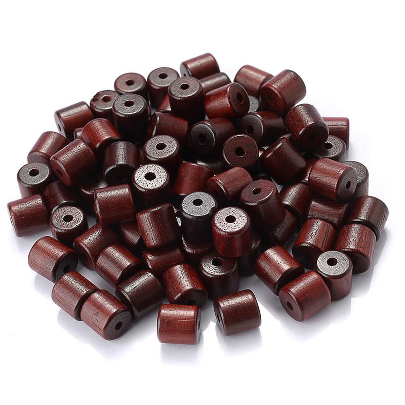 Bačvaste perle od prirodnog drva Odstojnik u obliku cilindra Drvene perle za izradu nakita DIY Narukvica Ogrlica Ručno izrađeni dodaci 30 kom