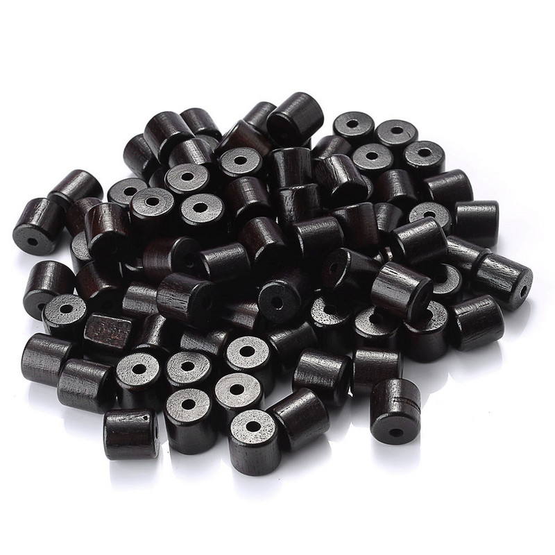 Bačvaste perle od prirodnog drva Odstojnik u obliku cilindra Drvene perle za izradu nakita DIY Narukvica Ogrlica Ručno izrađeni dodaci 30 kom