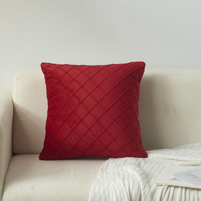 Luksuzni modni karirani vez, žuti baršun, geometrijski jastuci, jastučnice, jastučnice, jastučnice, kućni ukrasni jastuk za kauč