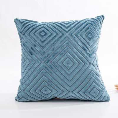 Jastuk za kućni ukras Poseban vez Geometrijska plišana jastučnica Jednostavna puna boja Nordijski stil Kućna jastučnica 45x45