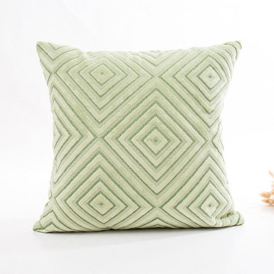 Jastuk za kućni ukras Poseban vez Geometrijska plišana jastučnica Jednostavna puna boja Nordijski stil Kućna jastučnica 45x45