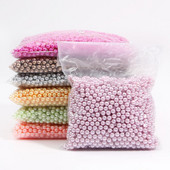 3/4/6/8/10mm Πολύχρωμα Χωρίς τρύπα Ακρυλικά Στρογγυλά ABS Απομίμηση Περλέ χάντρες Χαλαρές χάντρες για αξεσουάρ κατασκευής κοσμημάτων DIY