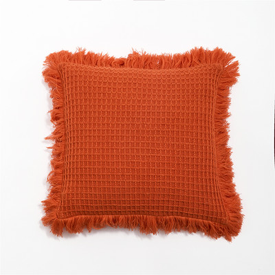 Visokokvalitetna jastučna navlaka s resicama Žuta Plava Bijela Narančasta Jastučna navlaka Dekoracija za spavaću sobu Jastučnica 45x45 cm Jastuci