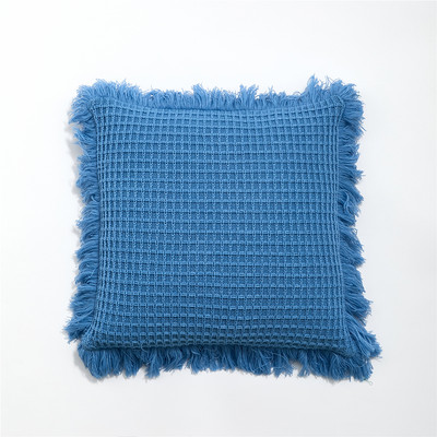 Visokokvalitetna jastučna navlaka s resicama Žuta Plava Bijela Narančasta Jastučna navlaka Dekoracija za spavaću sobu Jastučnica 45x45 cm Jastuci