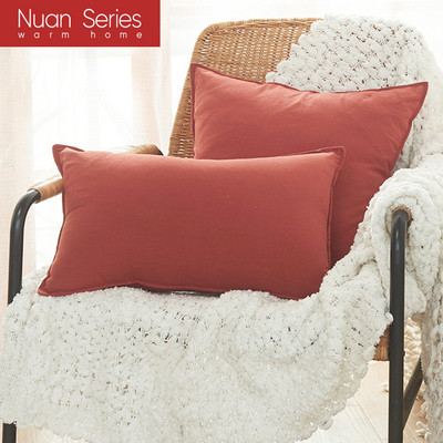 Obična jastučnica 45x45cm/30x50cm lanena navlaka za jastuk krem tamnoplava zelena s resama za uređenje doma krevet sofa kauč